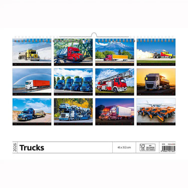 Trucks and Lorries Calendar A3+ 2026+